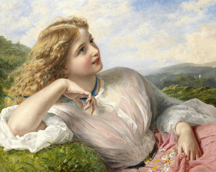 The Song of the Lark, by 1903 Painting by Sophie Gengembre Anderson