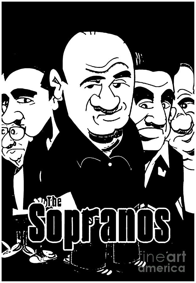 American Digital Art - The Sopranos #1 by Sri Pinul