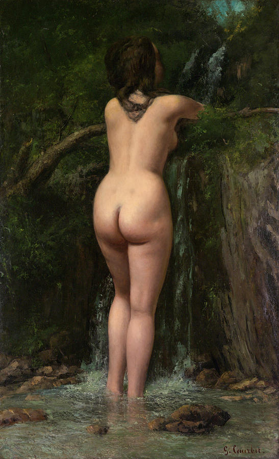 Gustave Courbet  Painting - The Source #6 by Gustave Courbet