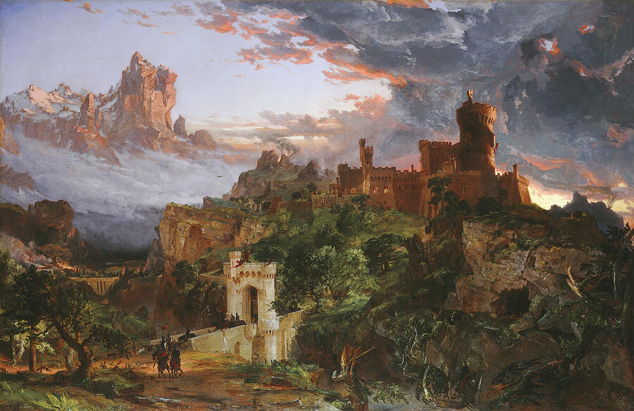 The Spirit of War  #5 Painting by Jasper Francis Cropsey