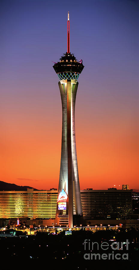 The Stratosphere Tower in Las Vegas #2 Photograph by Wernher Krutein