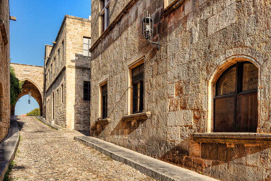 The Street of the Knights in Rhodes - Greece #1 Photograph by Constantinos Iliopoulos