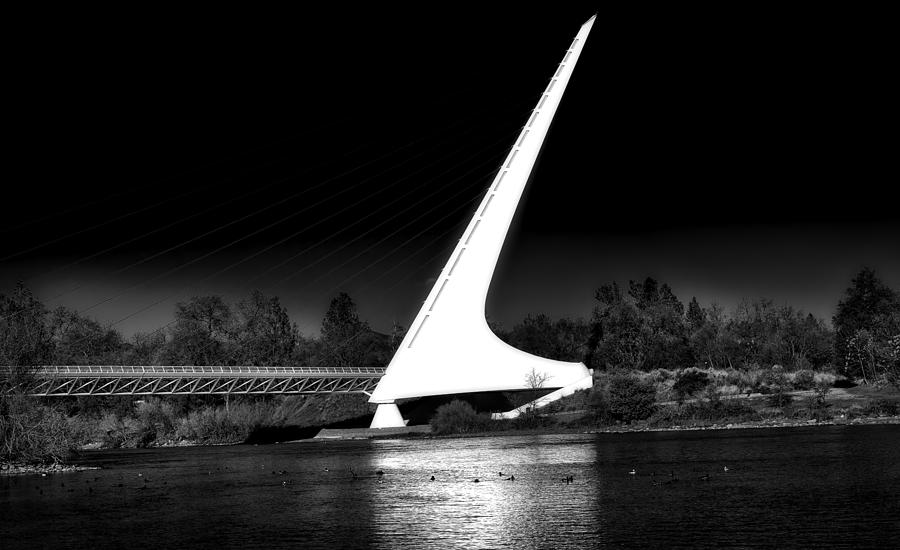 Architecture Photograph - The Sundial Bridge #1 by Mountain Dreams