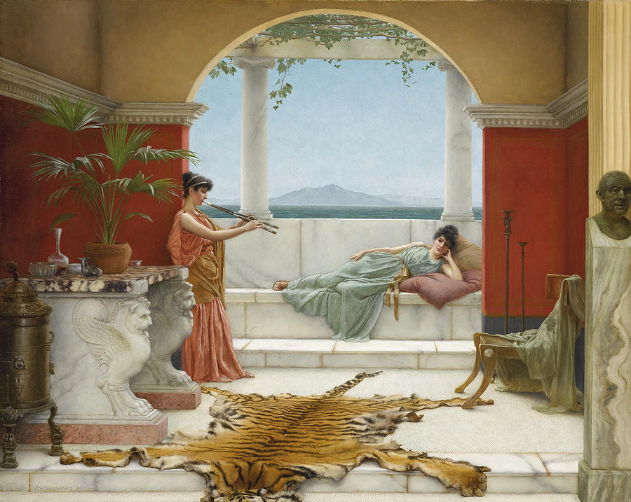 The Sweet Siesta of a Summer Day #2 Painting by John William Godward