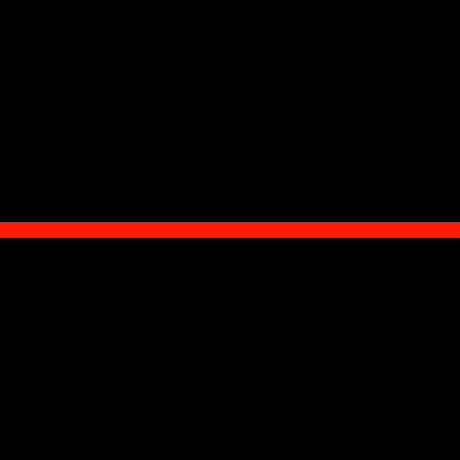 The Symbolic Thin Red Line Firefighter Heroes Tribute #2 Digital Art by Garaga Designs