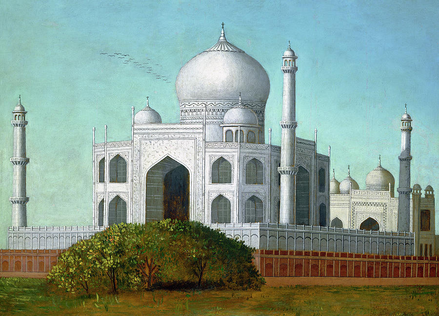 The Taj Mahal #1 Painting by Erastus Salisbury Field