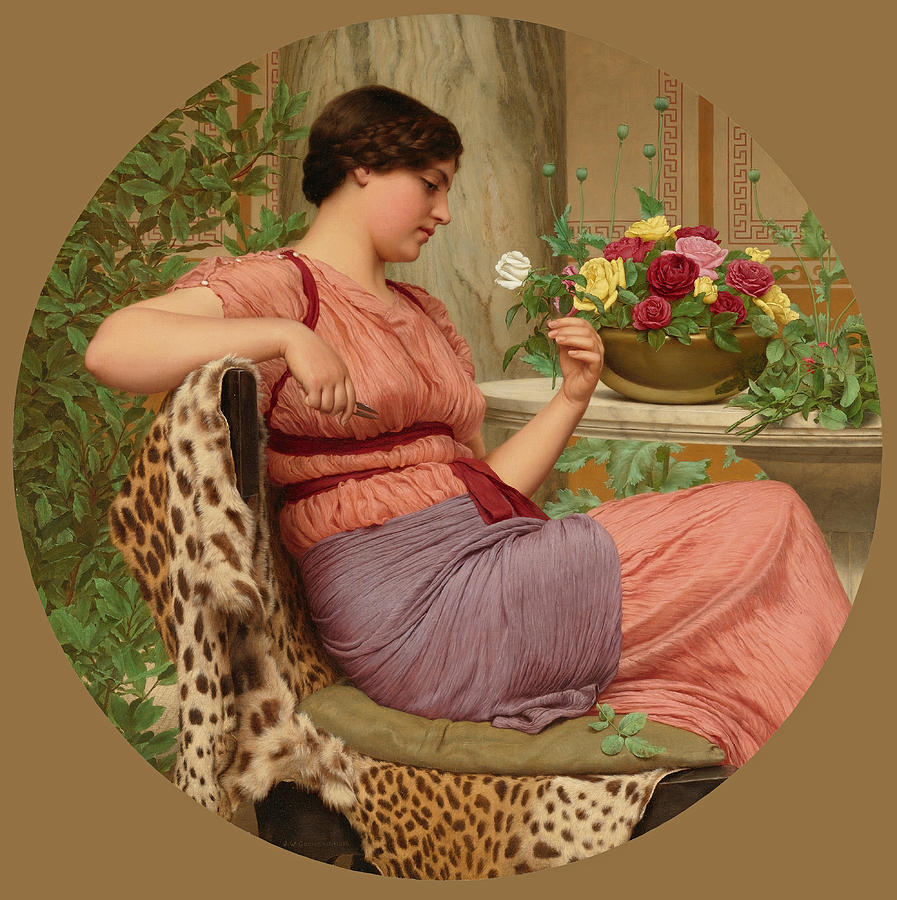 The Time of Roses #1 Painting by John William Godward