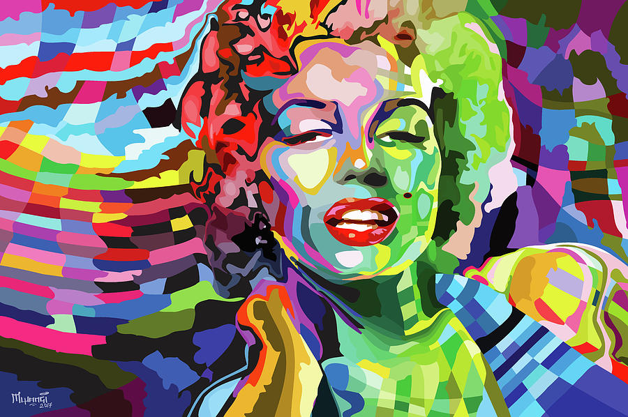 The Timeless Norma Jean #1 Painting by Anthony Mwangi