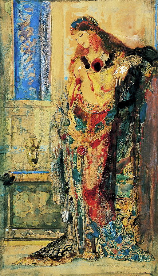 The Toilette Drawing by Gustave Moreau
