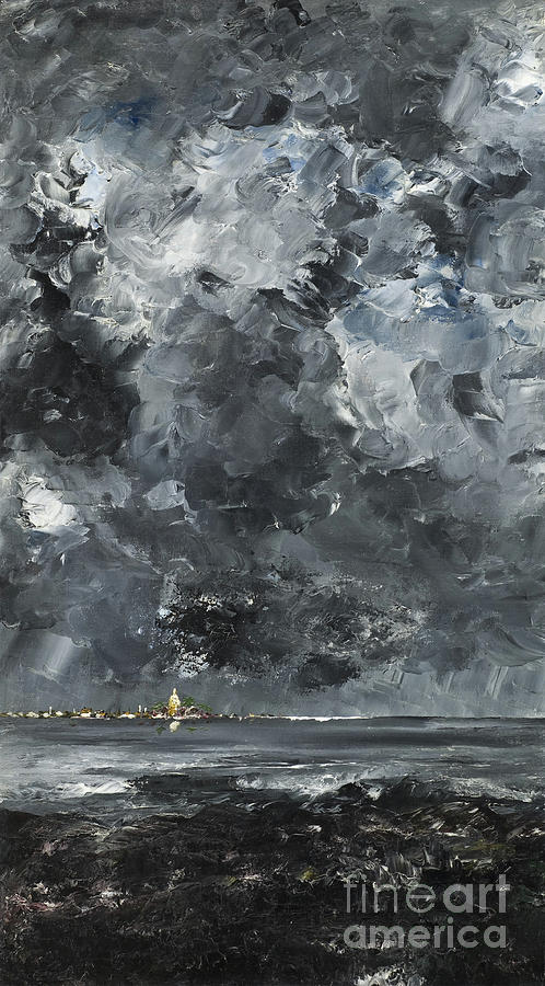 Abstract Painting - The Town by August Johan Strindberg