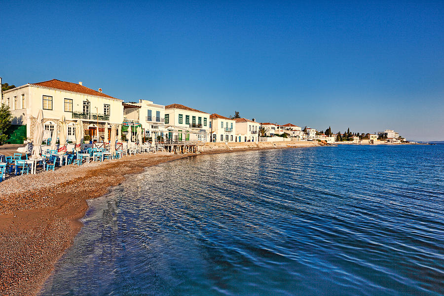 The town of Spetses island - Greece #1 Photograph by Constantinos Iliopoulos