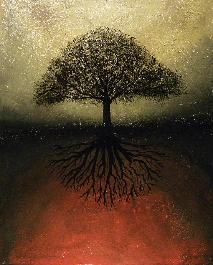 The Tree of Life #2 Painting by Edwin Alverio