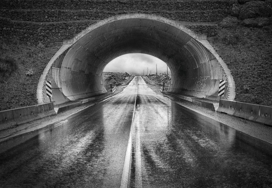 The Tunnel Photograph by Theresa Tahara