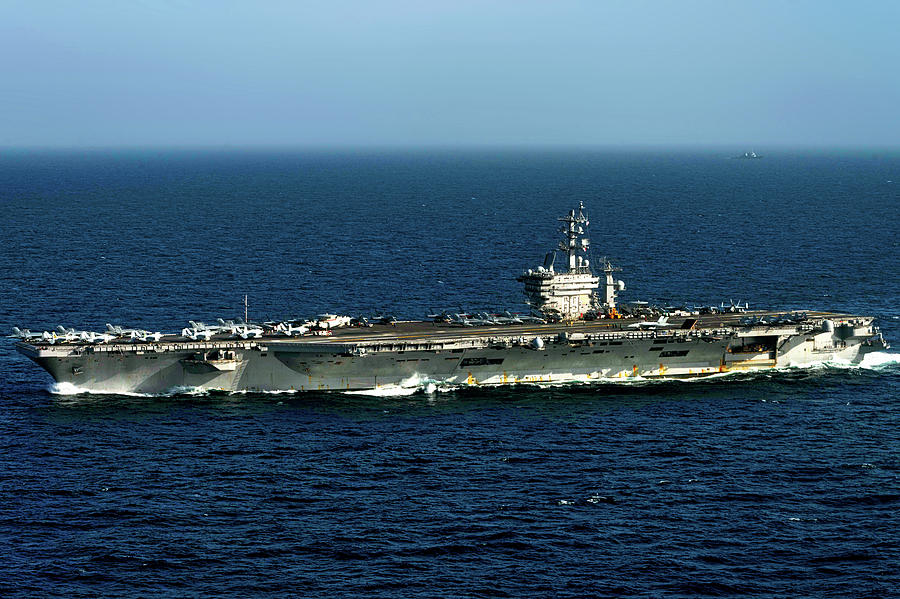 The USS Dwight D Eisenhower #1 Photograph by Mountain Dreams