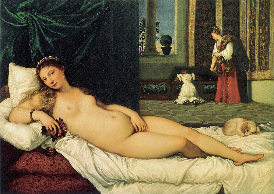 The Venus of Urbino #1 Photograph by Titian