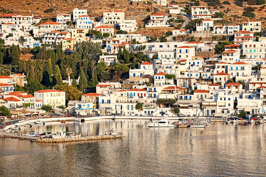 The village of Batsi in Andros - Greece #1 Photograph by Constantinos Iliopoulos