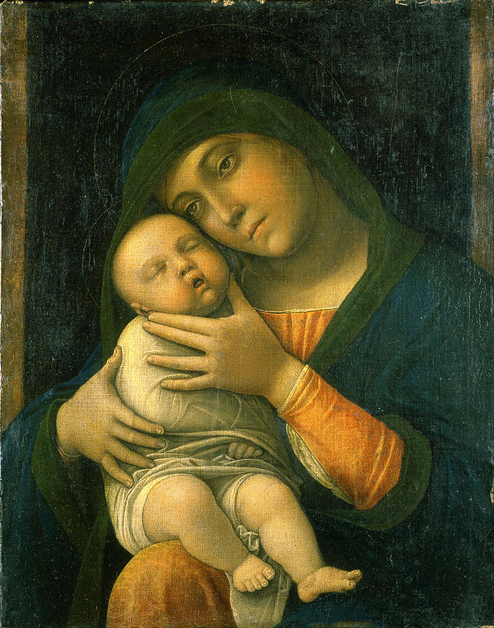 The Virgin and Child #4 Painting by Andrea Mantegna