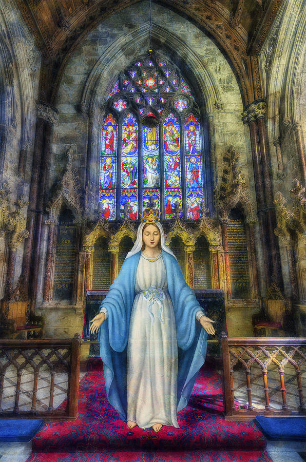 Madonna Photograph - The Virgin Mary #1 by Ian Mitchell