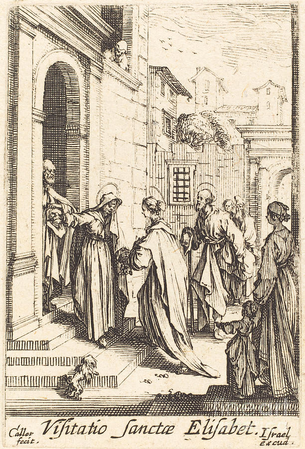 The Visitation Drawing by Jacques Callot Fine Art America
