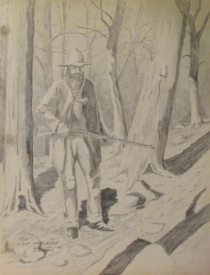 The West Virginian Drawing by Dave Farrow