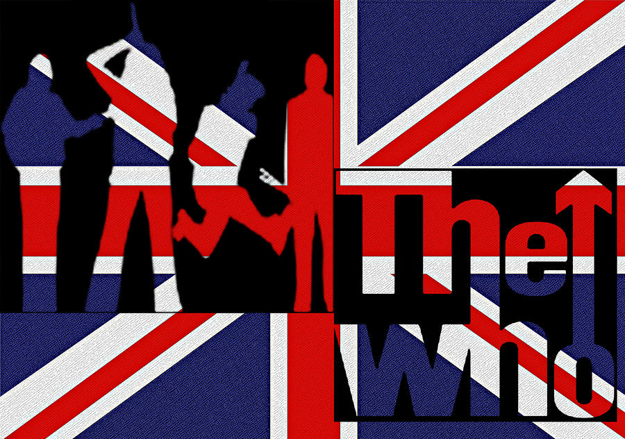 Flag Photograph - The Who #1 by Bill Cannon