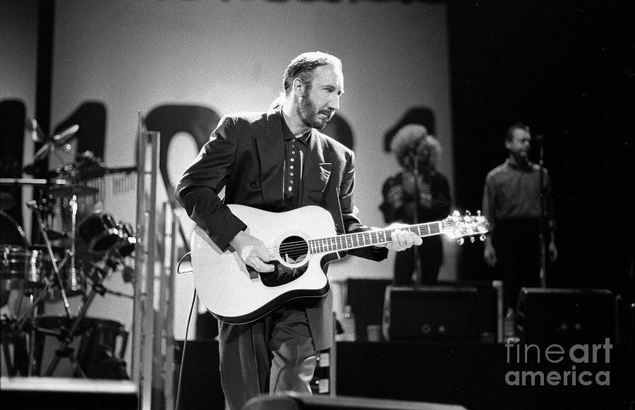 The Who Photograph - Pete Townsend - The Who #6 by Concert Photos