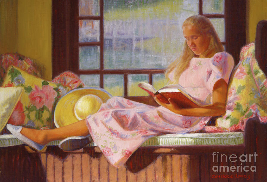 The Window Seat #1 Painting by Candace Lovely