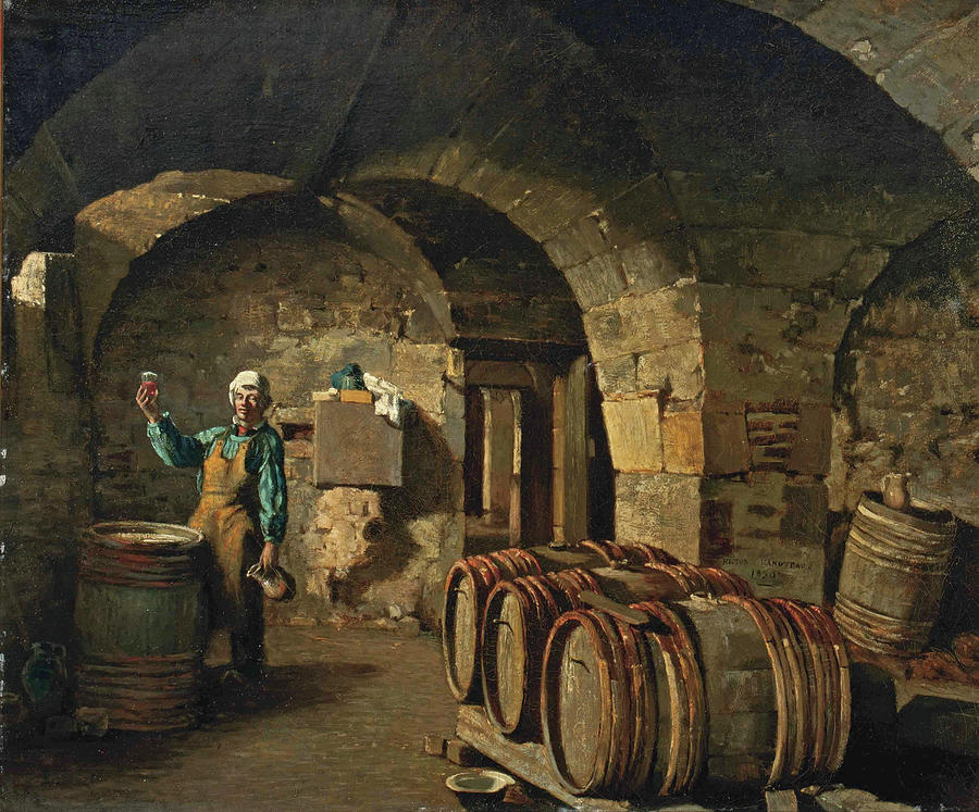 The Wine Taster #1 Painting by Hector Hanoteau