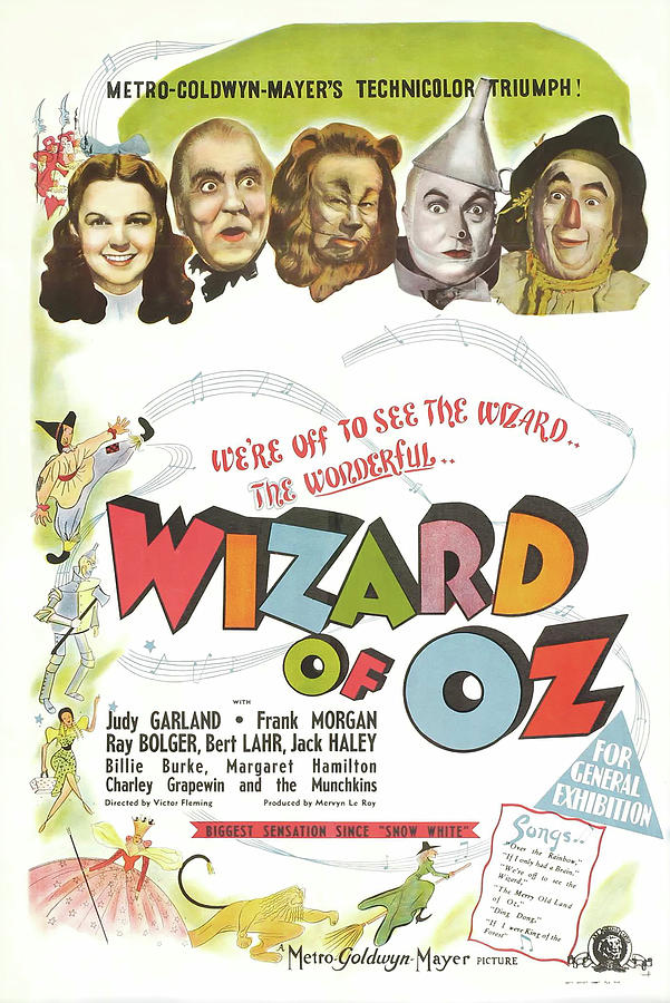 The Wizard Of Oz 1939 #1 Mixed Media by Mountain Dreams