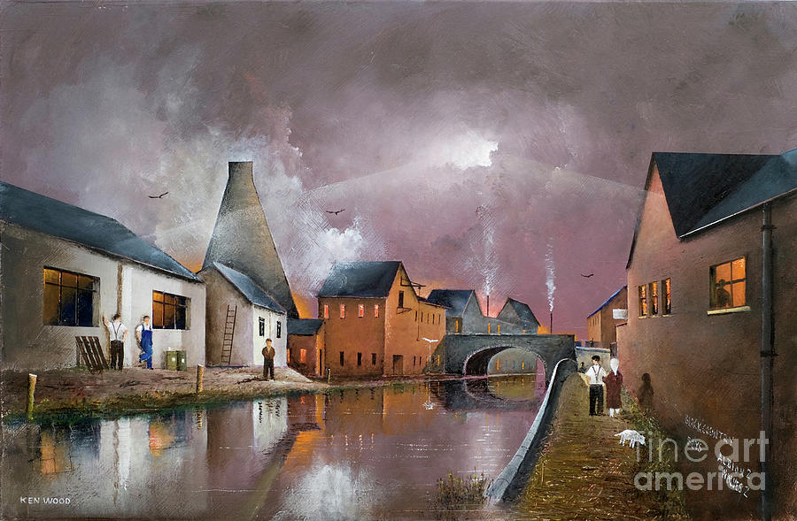 The Wordsley Cone, Stourbridge - England #3 Painting by Ken Wood