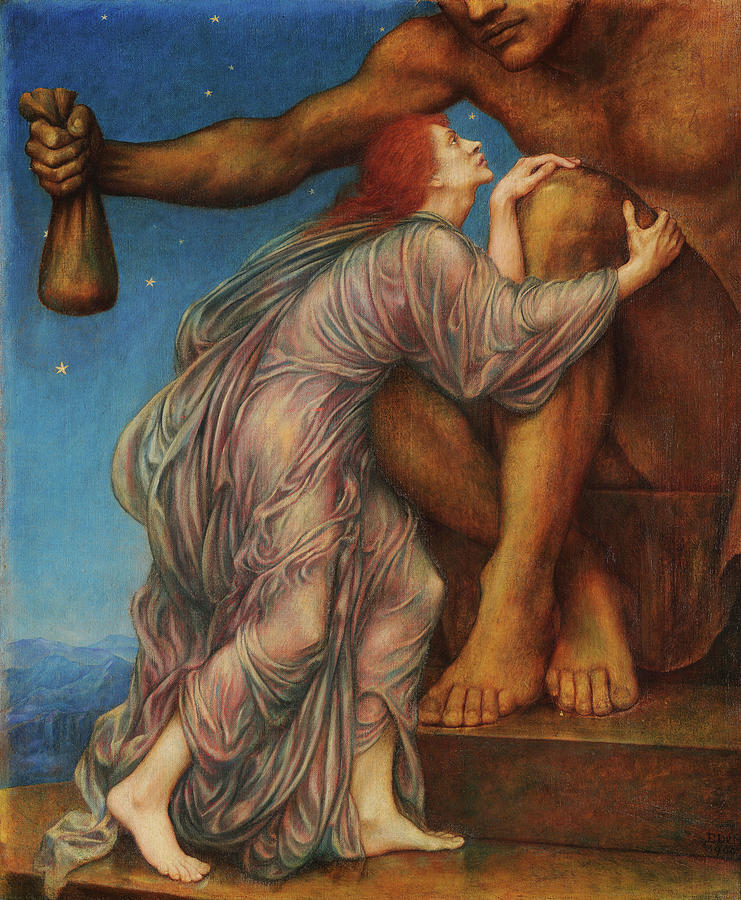 Evelyn De Morgan Painting - The Worship Of Mammon 2 by Evelyn De Morgan Evelyn De Morgan Painting - The Worship Of Mammon 2 by Evelyn De Morgan