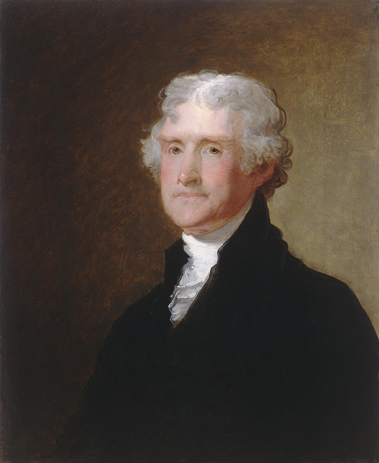 Thomas Jefferson Painting - Thomas Jefferson #3 by Gilbert Stuart