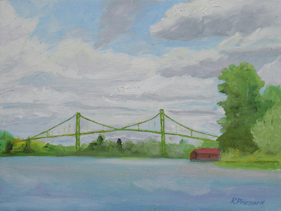 Thousand Islands Bridge #1 Painting by Robert P Hedden