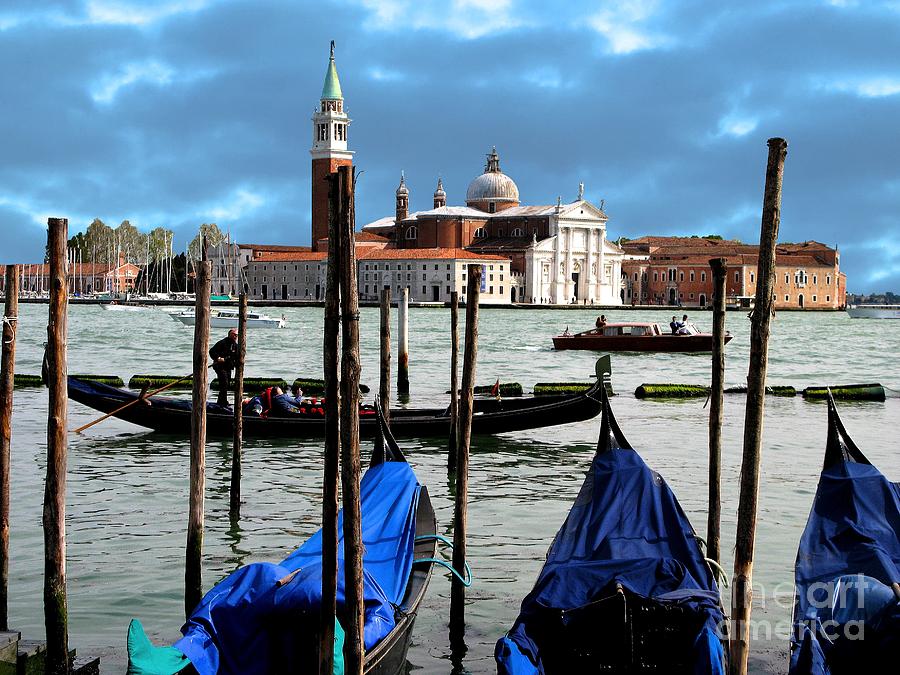 Venice Photograph - Three Boats #1 by Don Kenworthy
