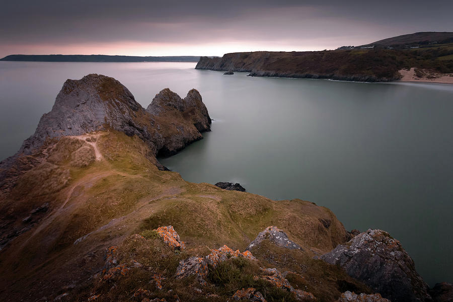 Three Cliffs Bay Gower #1 Photograph by Leighton Collins - Pixels