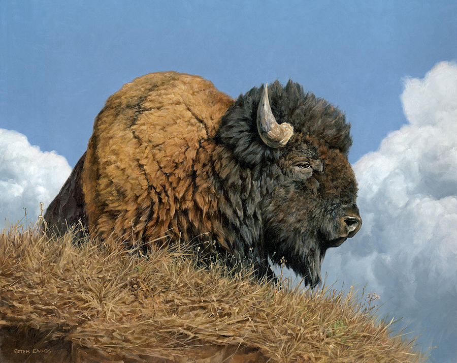 Thunder Beast Painting By Peter Eades