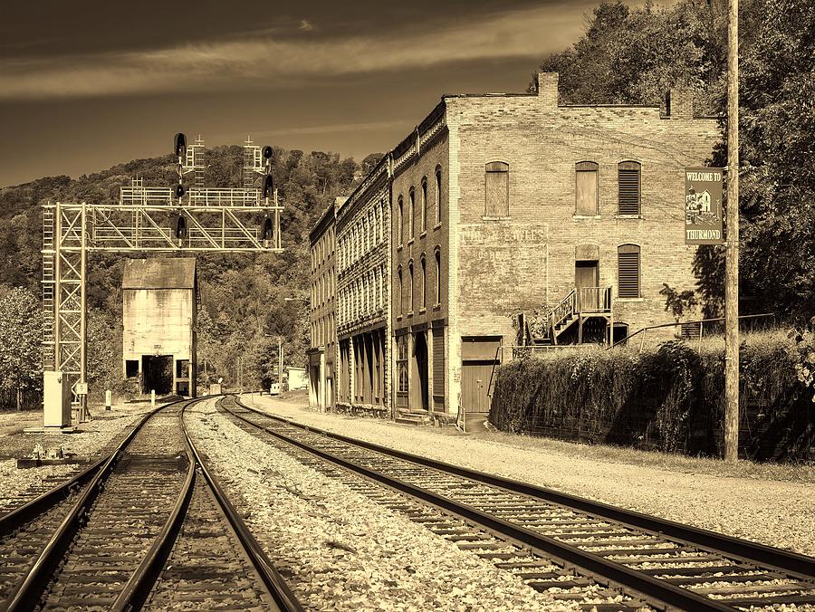Black And White Photograph - Thurmond West Virginia #1 by Mountain Dreams