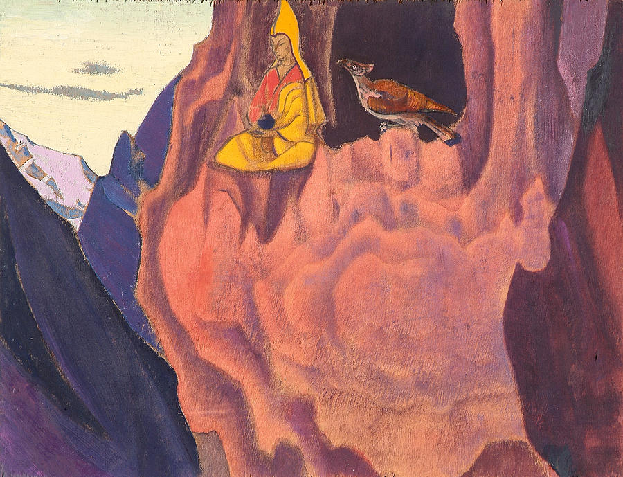 Nicholas Roerich Painting - Tidings of the Eagle #1 by Nicholas Roerich