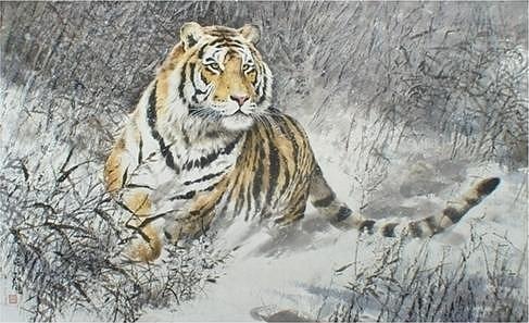 Tiger Painting by Cheorl Kim | Fine Art America