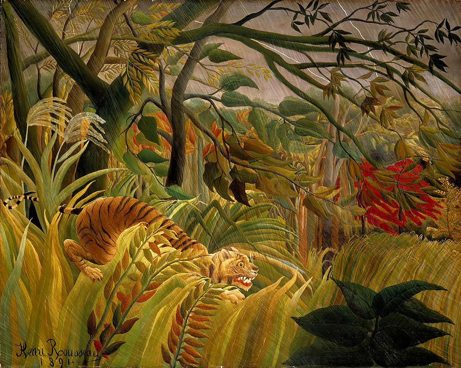 Surprised Painting by Henri Rousseau - Fine Art America