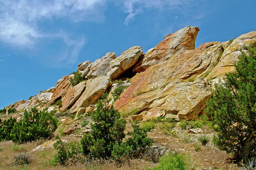 Tilted Rocks in Dinosaur National Monument, Utah #1 Photograph by Ruth Hager