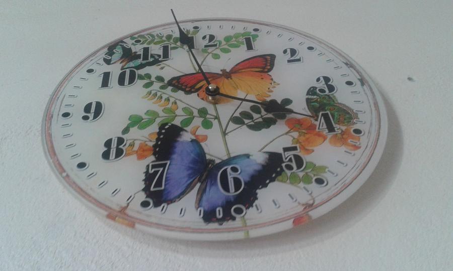 Clock Photograph - Time #1 by Cristina Hernandez Amador