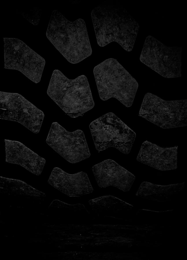 Abstract Photograph - Tire Tread Art #1 by Roland Keates