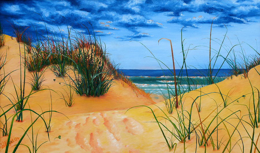 To The Beach #1 Painting by Blaine Filthaut