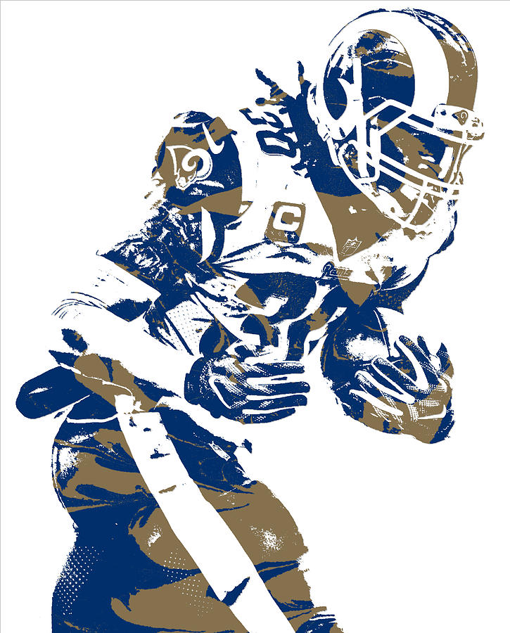 Aaron Donald Los Angeles Rams Pixel Art Kids T-Shirt by Joe