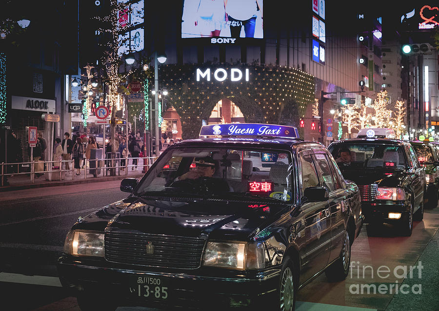 Tokyo Taxis, Japan #2 Photograph by Perry Rodriguez