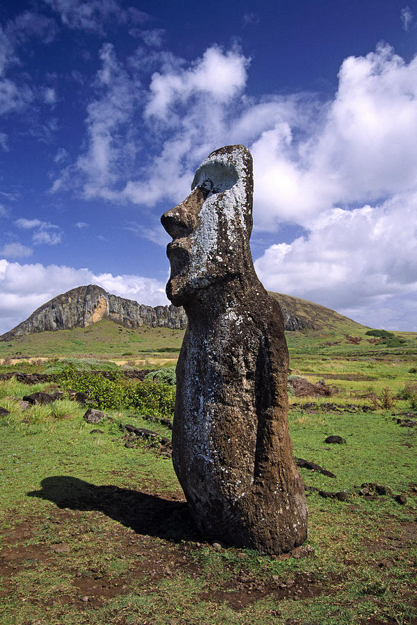 Tongariki Moai on Easter Island #1 Photograph by Michele Burgess
