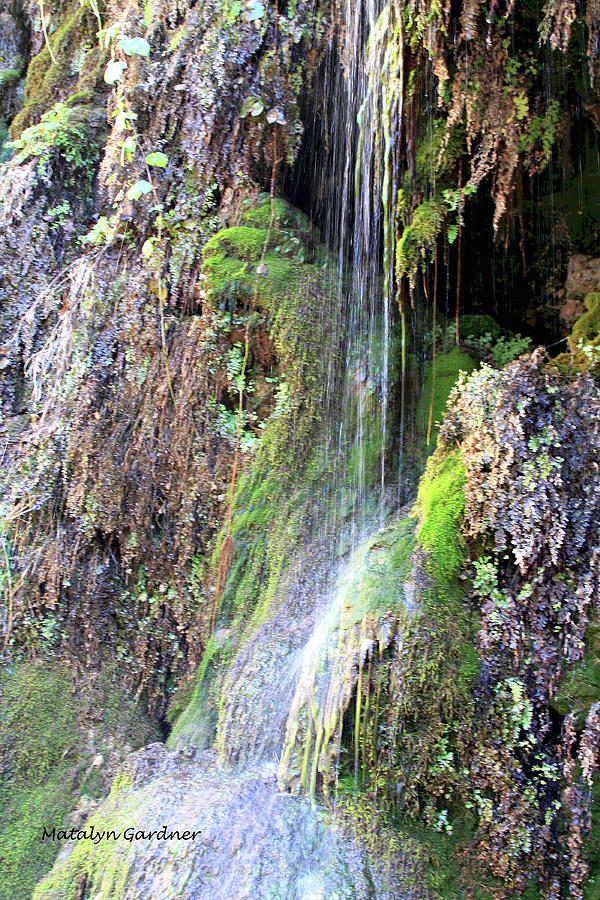 Tonto Waterfall Cave #1 Photograph by Matalyn Gardner