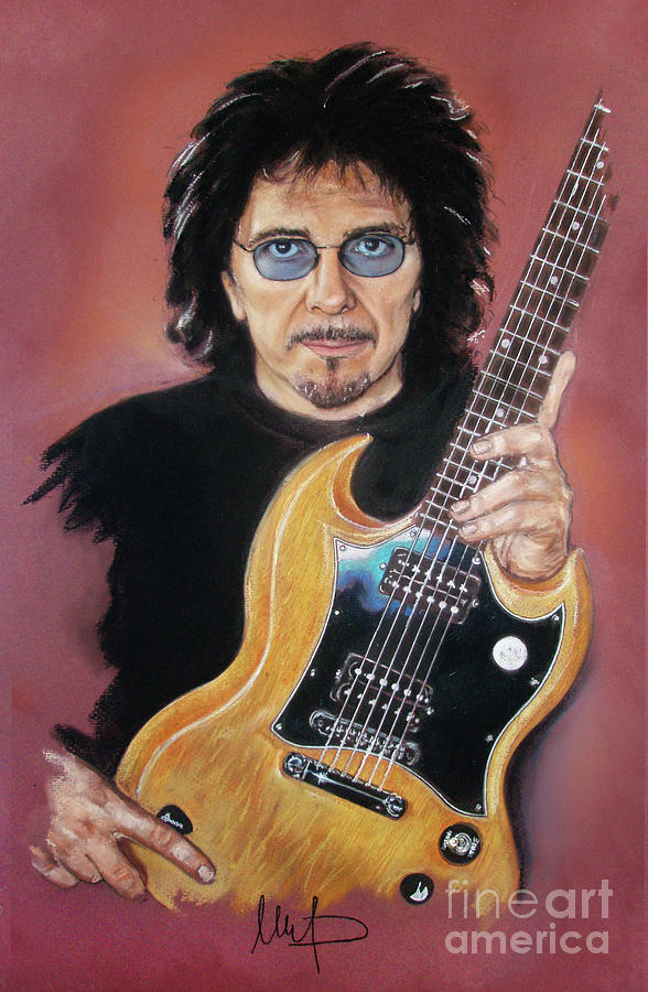 Tony Iommi Painting - Tony Iommi #1 by Melanie D