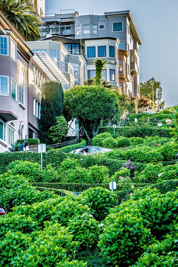 Top City Views From Lombard Street In San Francisco California #1 Photograph by Alex Grichenko